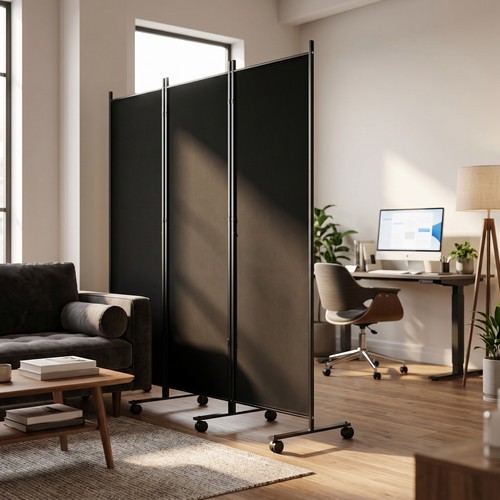 Panel room divider with - 3,