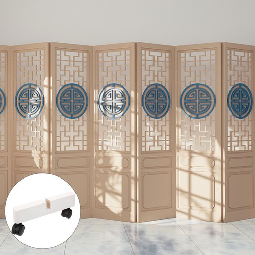 2pcs white wooden mobile door - white,