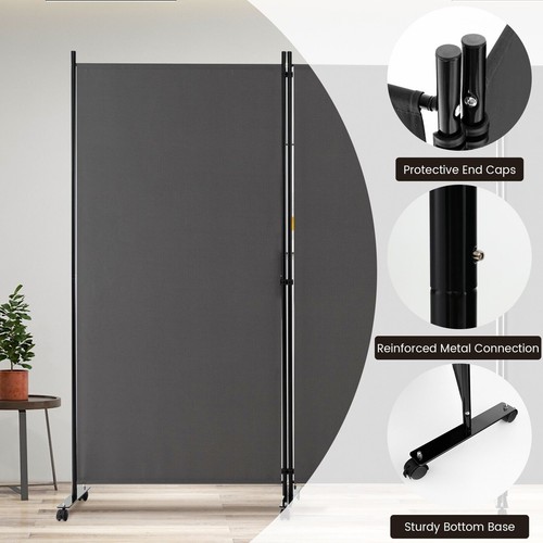 Panel room divider wheels - panel,