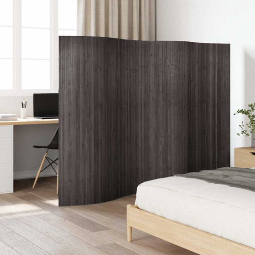 Room divider grey bamboo - grey,