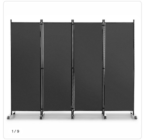 Panel room divider wheels - panel,