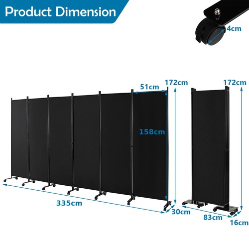 Screen panel folding - screen, 6-panel